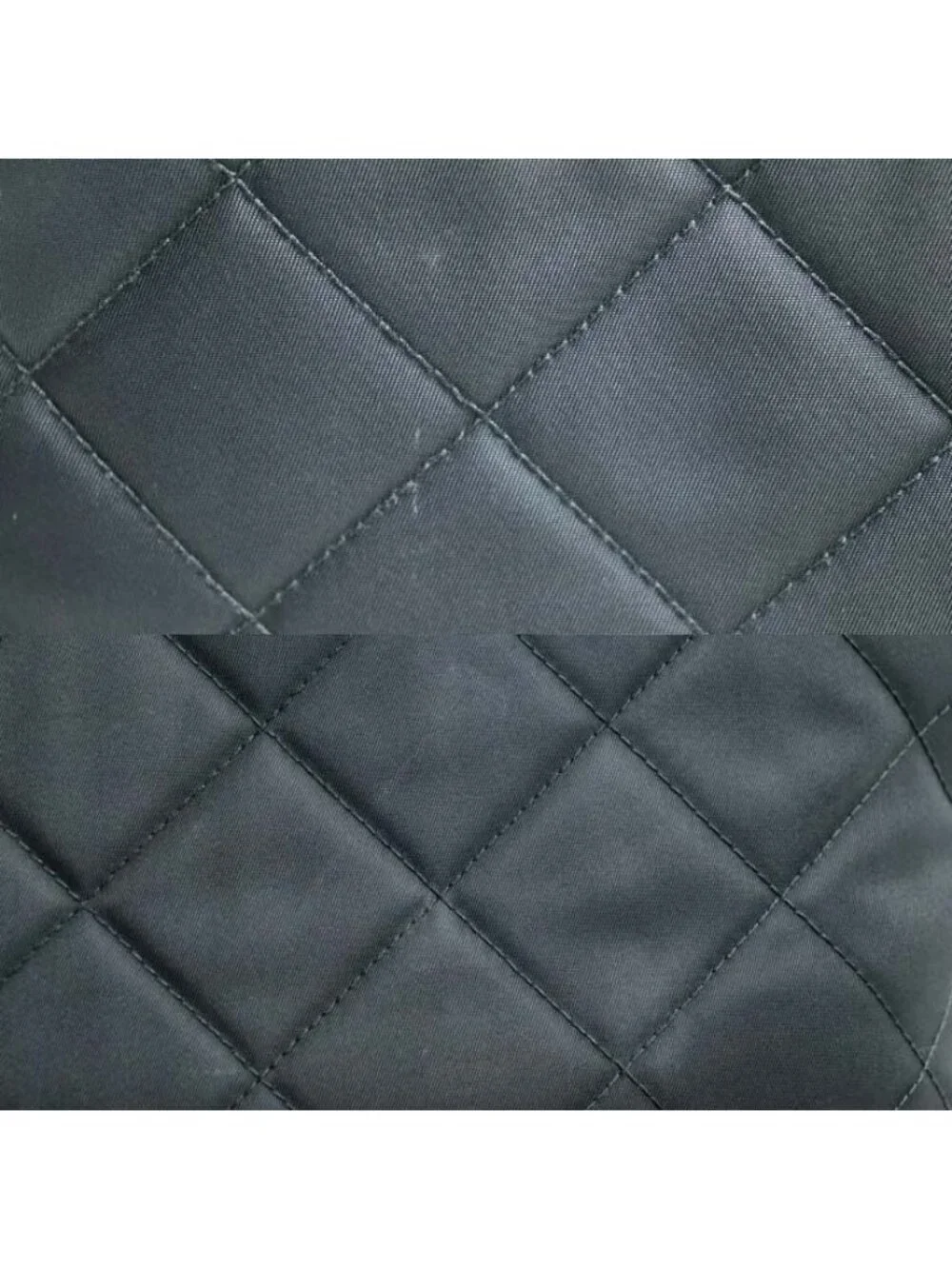 Prada Quilted Chain Tote Black
